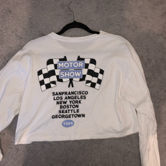 Brandy Melville Tops Brandy Melville Long Sleeve Car Shirt Poshmark